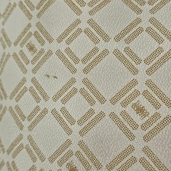 LIZ AND CO Signature Logo Faux Leather Top Snap Tote Shoulder Shopper Bag - Picture 2 of 13